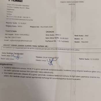 Hummel Kalitesiz Spor Ayakkabı Ve Hak Gözetmeyen Firma