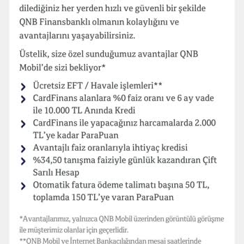 QNB Finansbank Tanışma Kredisi Yanıltması