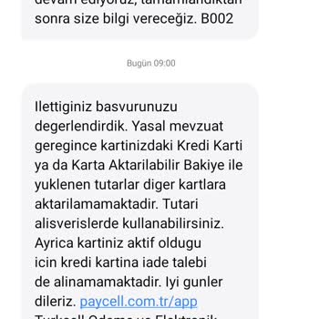 Turkcell Paycell 2 Haftadır Çözülmeyen Sorun