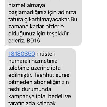 Vodafone Net Kampanya Mağduriyeti İşlem Başlamadan Ceza Faturası