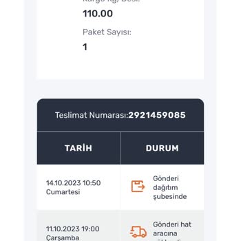 Horoz Lojistik Kargo Teslim Edilmemesi