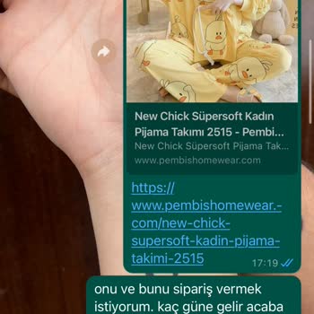 Pembishomewear Ürün Gönderilmiyor.