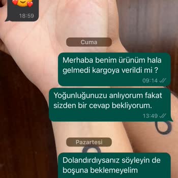 Pembishomewear Ürün Gönderilmiyor.