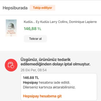 Hepsiburada Fiyatı Yükseldi Diye Gönderilmeyen Ürün