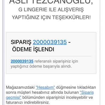 Glingerie.com İade Yapmıyor