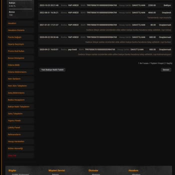 Yeşilyurtgame Oyun Sitesi Nakit Talebi