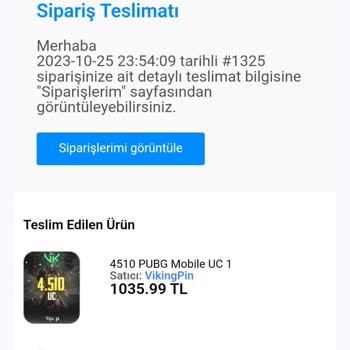 Dün PUBG Mobile Uc Satin Alınıp Hesabıma Geçmedi