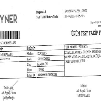 Boyner Dockers Marka Pantolonda Solma