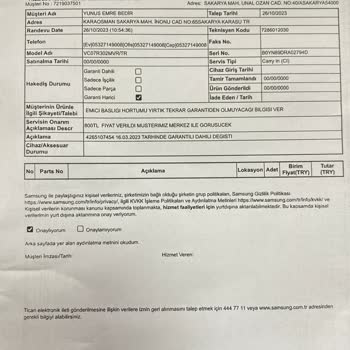 Samsung Elektrik Süpürgesi Başlık Arızası