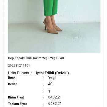 Moda Ala Butik İade Ürün Yapılması