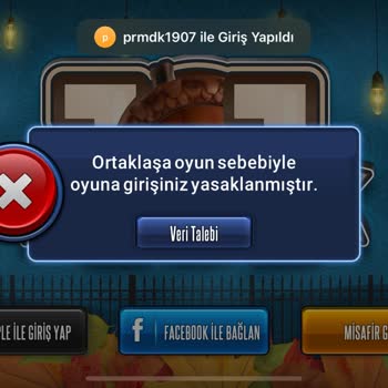 Zynga Okey 101 Plus Oyuna Girişim Engellendi
