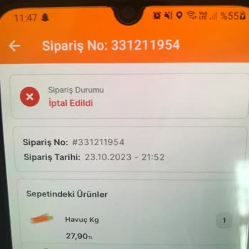 Migros Ürün İptal Edildiği Halde Para İadem Olmadı