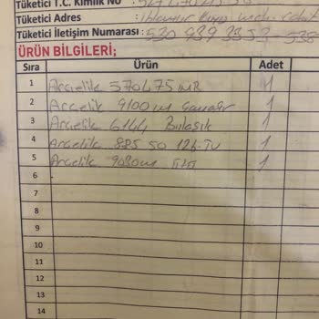 Arçelik Ürün Arızalı Değişim İstiyorum