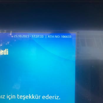 Yapı Kredi Bankası ATM Sorunu Ve Devamı
