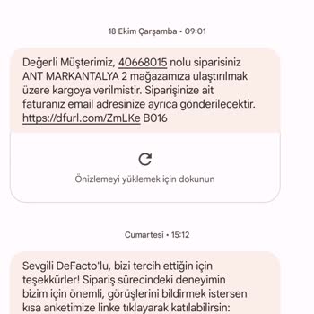 DeFacto Geciken Sipariş Sorunu