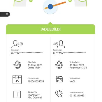 Xushi Gıda Ücret İadem Yapılmadı