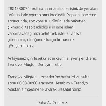 Trendyol Ve Trendyol Express Firması Sorumsuzluğu İlgisizliği