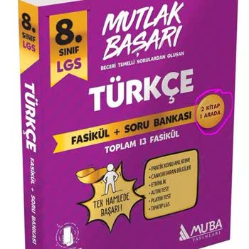 İdefix İade Almıyor - Muba Yayınları Türkçe Fasikül + Soru Bankası