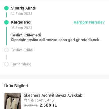 Aras Kargo Kaybolan Kargo Durumu