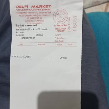 Delfi Market Lojistik Pazarlama İstenilenle Aynı Değil İletişim