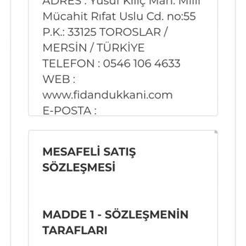 Fidan Dükkanı Ücreti Ödendiği Halde Gönderilmeyen Fidanlar