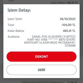 Erzurum Büyükşehir Belediyesi Para Yükleme İşlemi Gerçekleşmedi