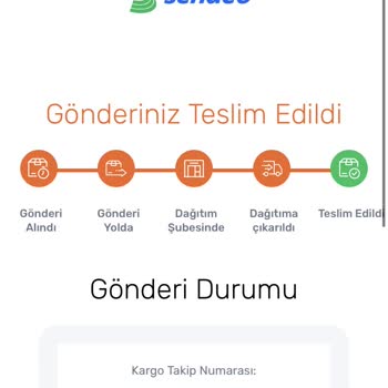 Sendeo Kargo Elime Ulaşmadı