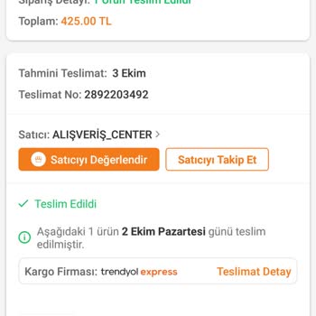 Trendyol Gelmeyen Ürünler Ve Yanlış Adrese Teslimat
