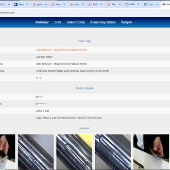 BTK (Bilgi Teknolojileri ve İletişim Kurumu) Oppo Reno 5 Lite Yazılım Problemi