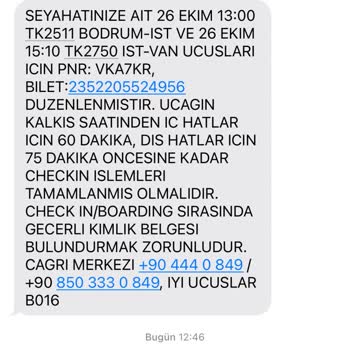 THY Uçuş Değişikliği Ve İptali