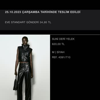 Zara Onlinedan Sipariş Verdim Teslim Edildi Gözüküyor Ürünlerim Yok