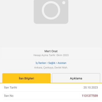 Sahibinden.com-Sağlık ÇALIŞANI-ASİSTAN-KİŞİSEL ASİSTAN-ART Niyet-