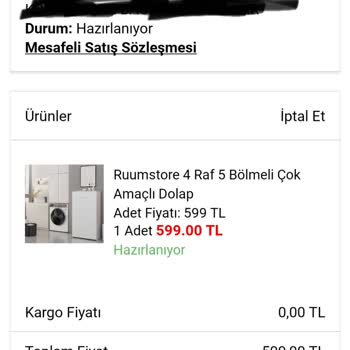 A101 Ürün Teslimatı Yapılmadı