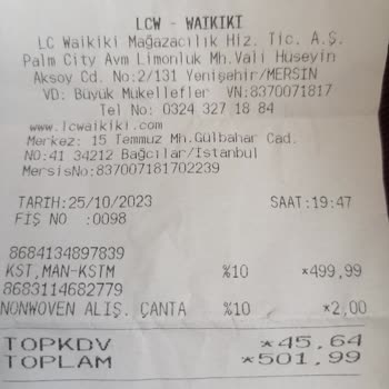 LC Waikiki Hatalı Kumaş Defosu