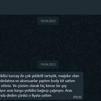 Aras Kargo Tazmin Sürecimi Uzatması Ödememi Göndermemesi