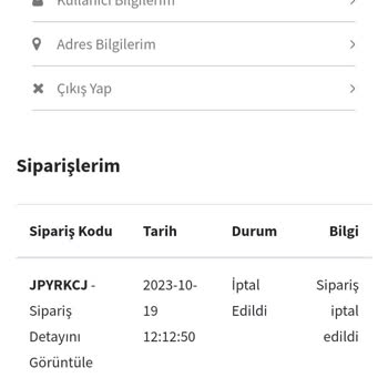 Maruderm Siparişim Gelmedi Ben Paramı Geri İstiyorum