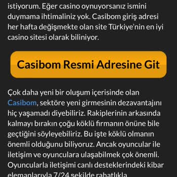 Casibom Siteye Giriş Yapamıyorum