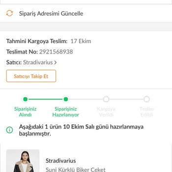 Stradivarius Ürünüm Hala Gelmedi