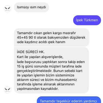 Kıyafet Sepeti Paramı İade Etmiyorlar.