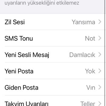 Apple İPhone Bildirim Sesi Problemi
