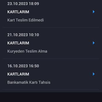 İş Bankası Kartım Teslim Edilmiyor