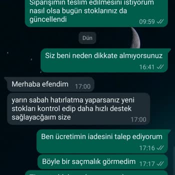 Arya Gross Siparişim 22 Gündür Kargoya Verilmedi