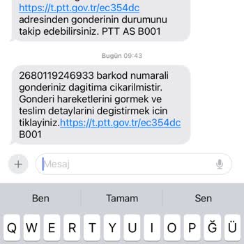 PTT Kargo Kargom Teslim Edilmedi