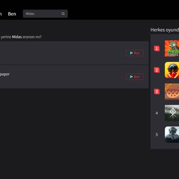 GameLoop'da Midas Bulunamıyor