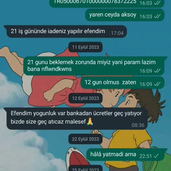 loveustores.com İade Ücretimin Yatırılmaması