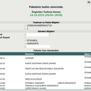 UPS Kurye Saygısızlığı Ve Yığınlarca Şikayetlere Yetişemiyorlar