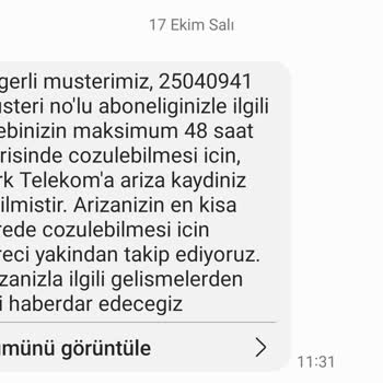 BTK Ya İletilmek Üzere Superonline Şikayeti