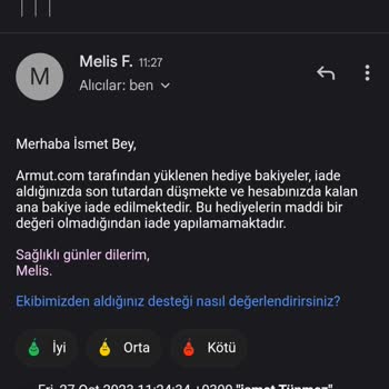 Armut.com Ücret İadesi!
