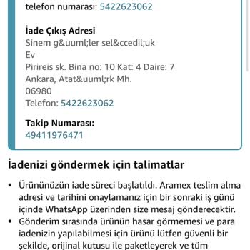 Amazon'dan Aldığım Buharlı Temizleyici İle İlgili Bir Sorunum Var