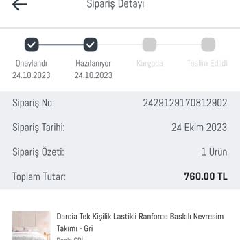 Madame Coco Tekrar Eden Yanlış Ürün Gönderimi